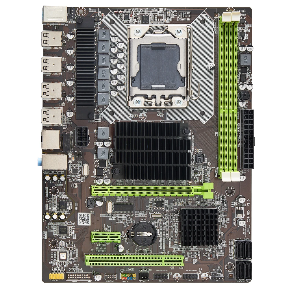 X58 LGA 1366 материнская плата LGA1366 поддержка REG ECC DDR3 и Xeon Процессор AMD RX серии Spell ddr3 4 ГБ