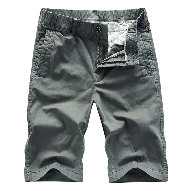 

2021 Summer Men Cotton Cargo Shorts Clothing Summer Casual Breeches Bermuda Fashion Beach Pants Los Cortos Cargo Short Men