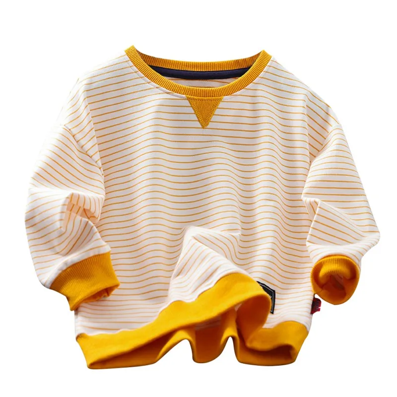 

Ins Boy Fashionable Web Celebrity Stripe Long Sleeve Casual Hoodie Hot Sale