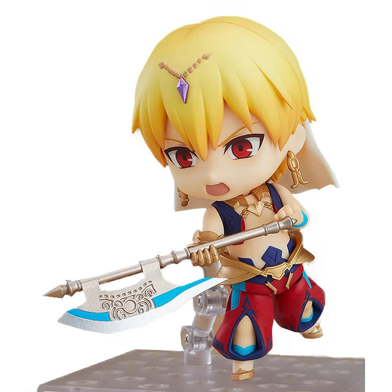 

Anime Fate/Zero GSC Q Version Clay DX FGO Gold Glitter Gilgamesh 10cm PVC Boxed Action & Toy Figures Model Toys Anime Figure