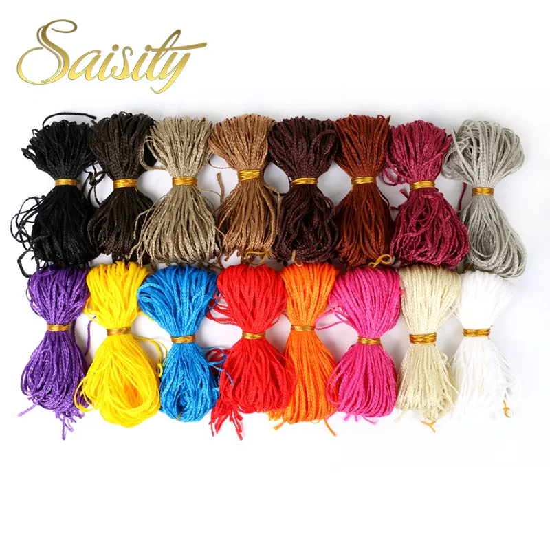 Saisity Zizi Box косички цветные синтетические волосы для наращивания 28-дюймовые серые