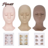 replaceable eyes soft silicone massage cosmetology make up practice training mannequin head doll model head practicing tool