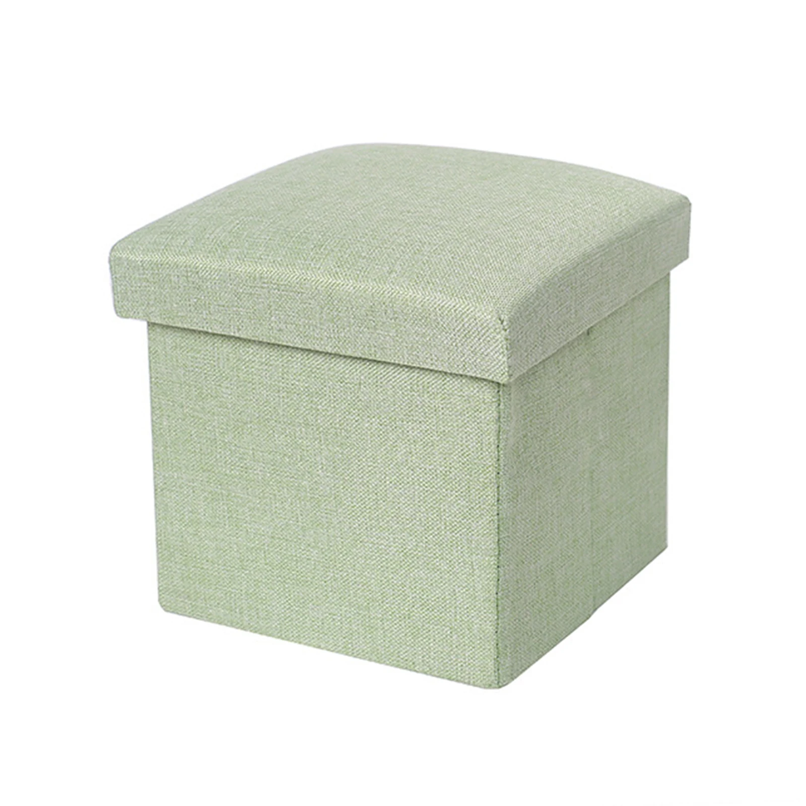 

Multifunctional Cotton Linen Footstool Space-Saving Folding Storage Stool Great for Home Office Living Room DRSA889