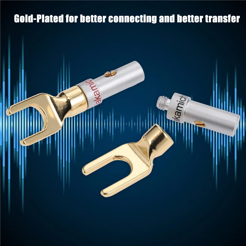 Y-образные разъемы для динамиков адаптер аудиовинта красного черного цветов