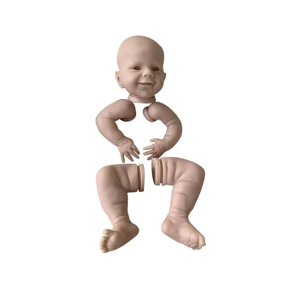 

DIY Unfinished Doll Parts Popular Reborn Doll kit color Lifelike Real unpainted fresh Soft Doll