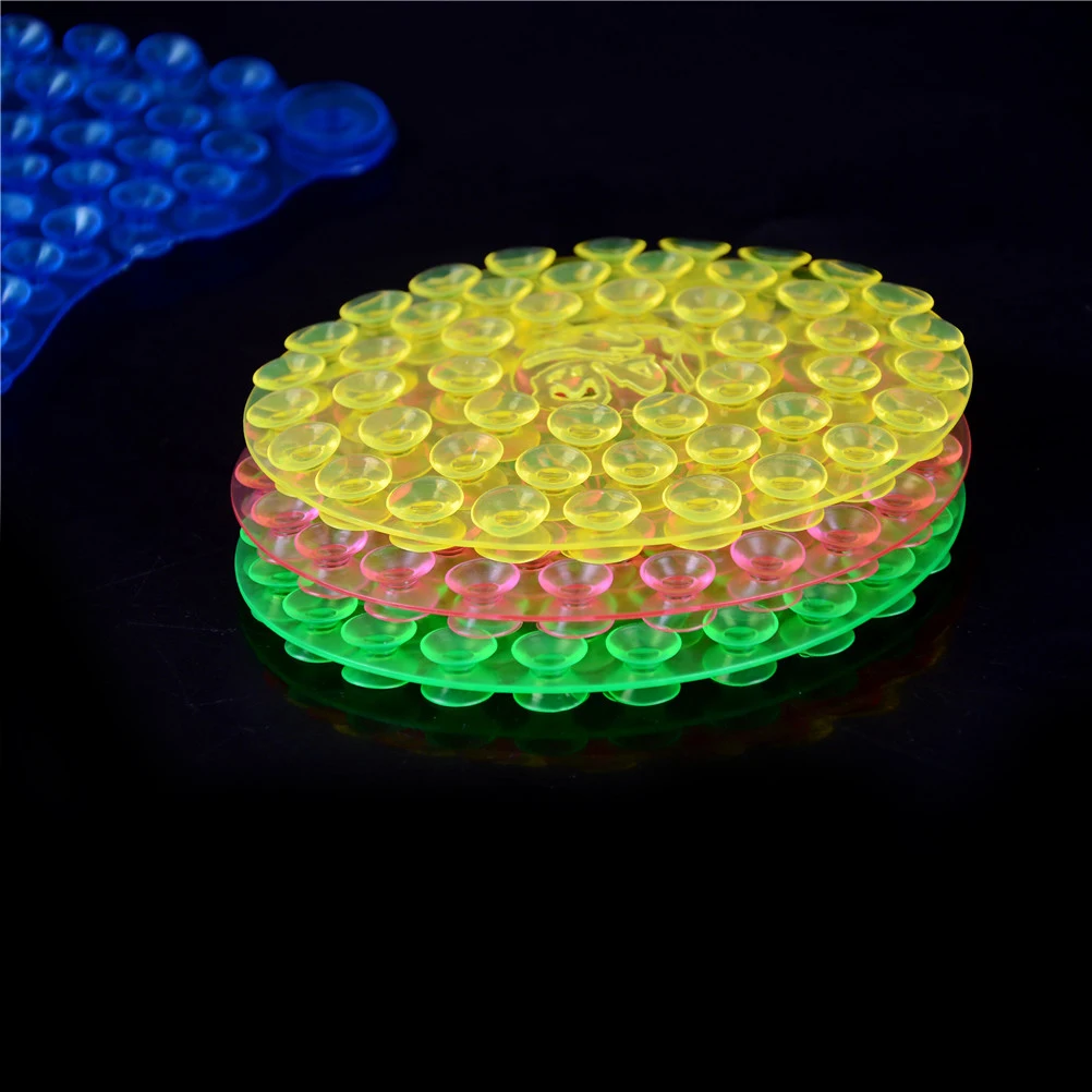 10 шт./лот прочная двухсторонняя присоска для ладони ПВХ двойная Волшебная