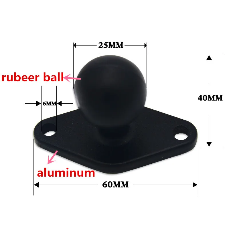 Универсальное алюминиевое крепление на руль мотоцикла + длинная розетка для Garmin