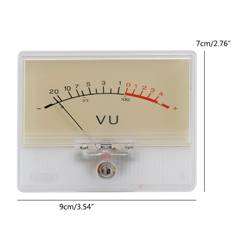 

2pcs Pointer TN-90 VU Meter+1pcs Driver Board Head Amplifiers Panel Audios Level DB Meter with Driver Board, BackLit TS-DB90R