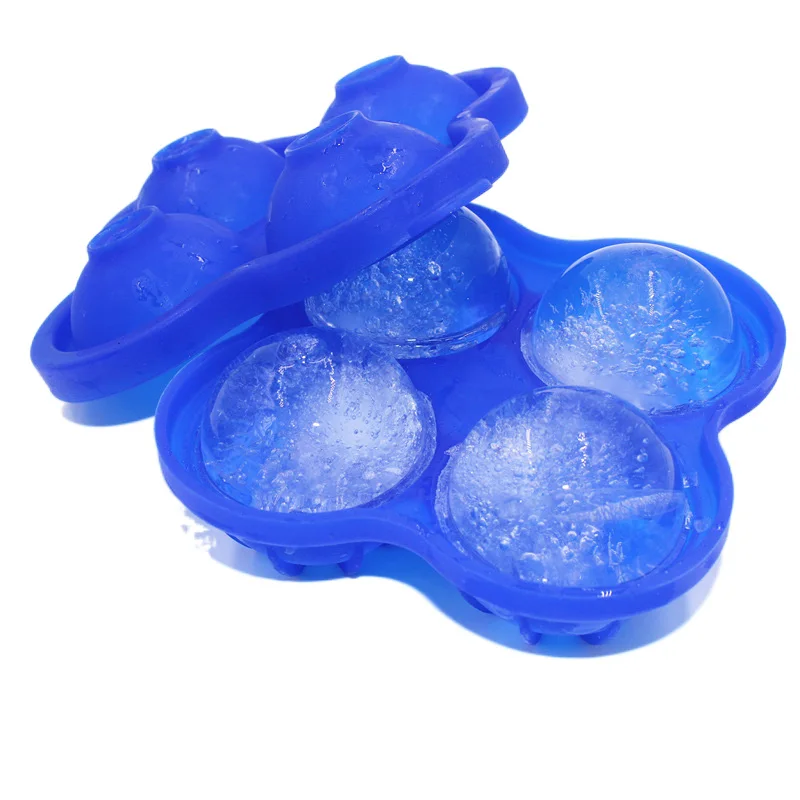 Bar Party Drink Ice Tray Cool Shape Cube Freeze Mold Maker Round Shaped Ball Silicone Kitchen Accessories |