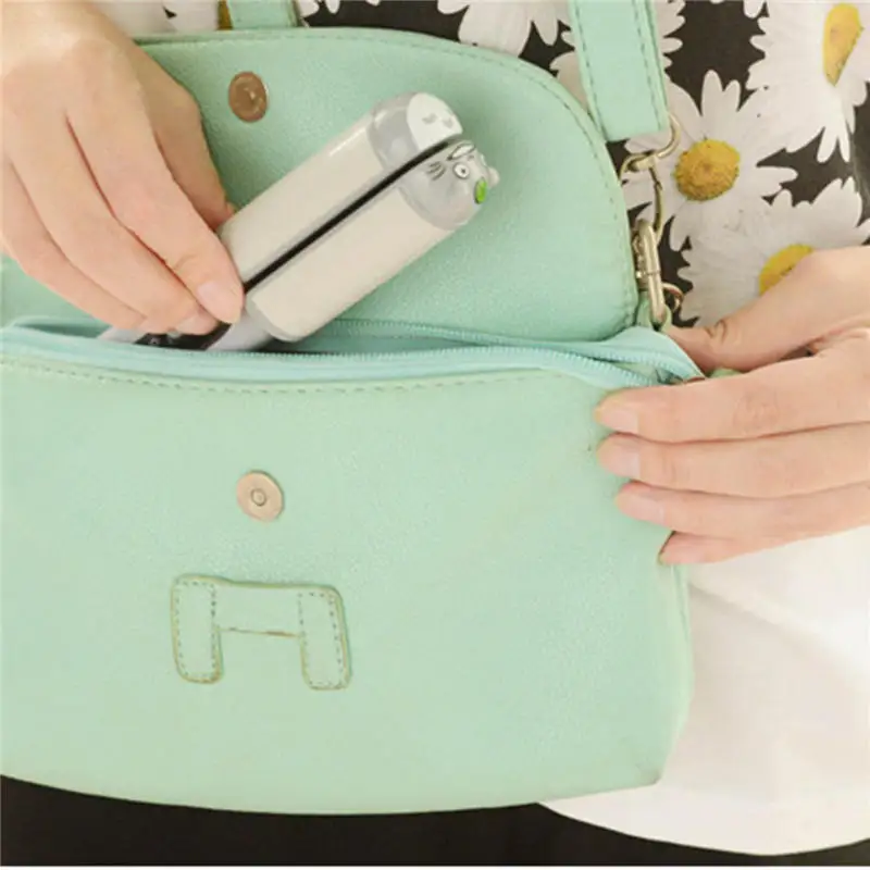 KEMEI 2 в 1 Мини Мультяшные портативные бигуди для волос инструмент выпрямления