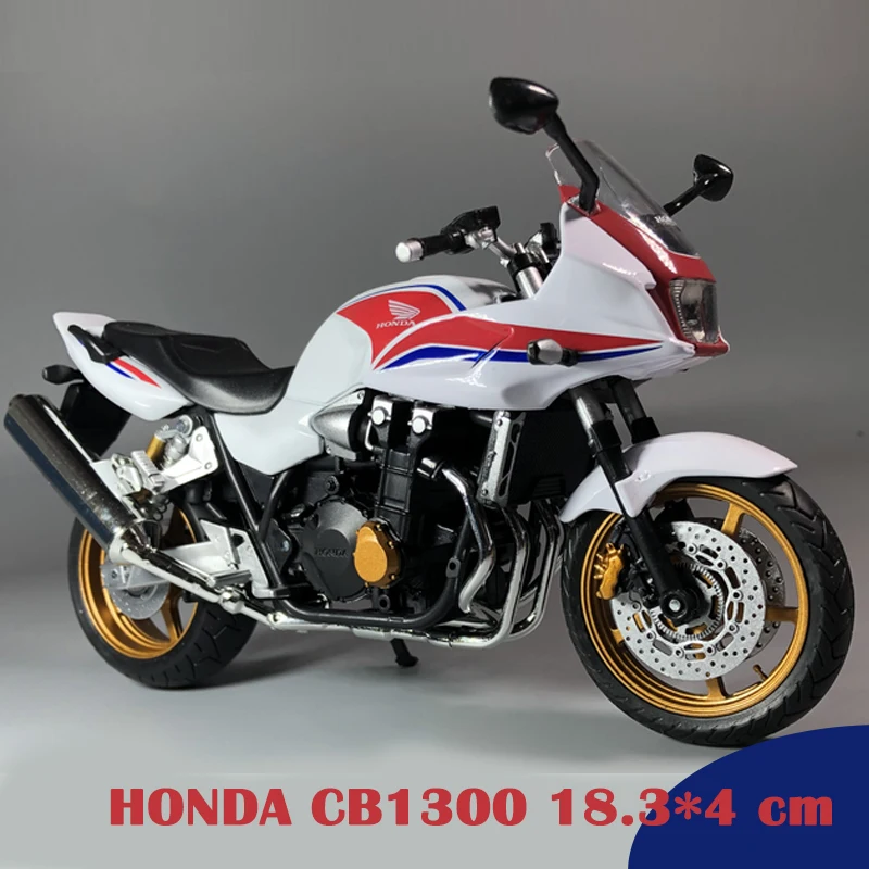 HONDA CB1300 a 1:12 HONDA RC213V 93 оранжевый гоночный мотоцикл литье под давлением моделирование дисплей Модель мальчик представляет автомобиль вентиляторы коллекция - Цвет: HONDA CB1300 a