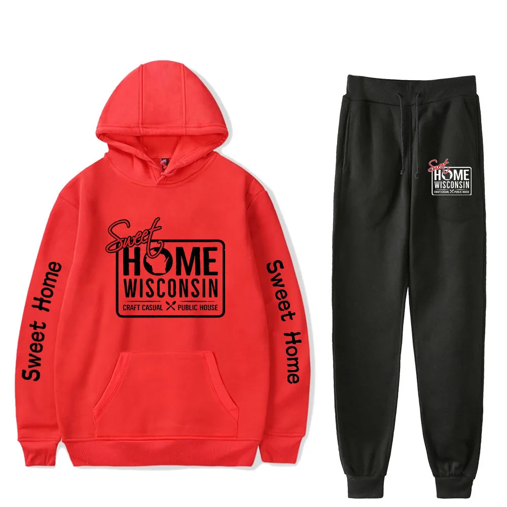 

Sweet Family Sweatshirt Unisex Two-piece Hoodie + Jogging Pants Fashion Streetwear 2021 Korean TV Series Unisex Set xs-4xl
