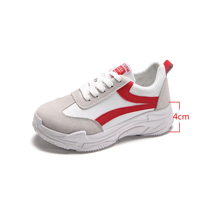 Женская обувь Популярные белые кроссовки Вулканизированная Повседневные на