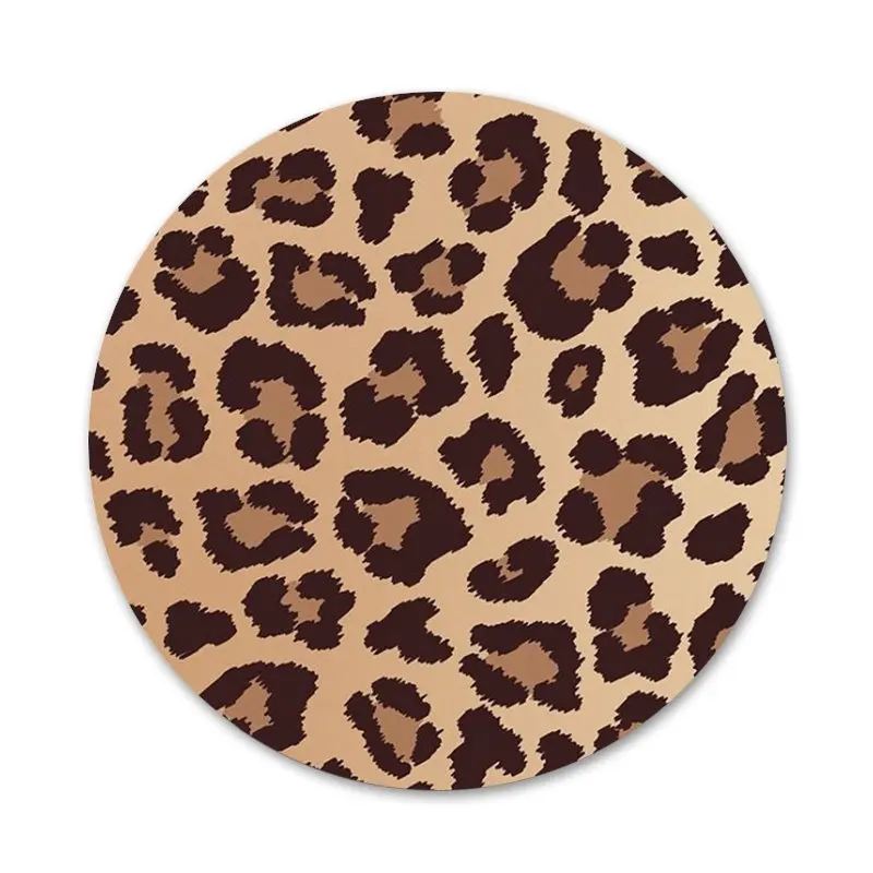 Яркий значок с изображением тигра и леопарда для одежды рюкзака декоративный