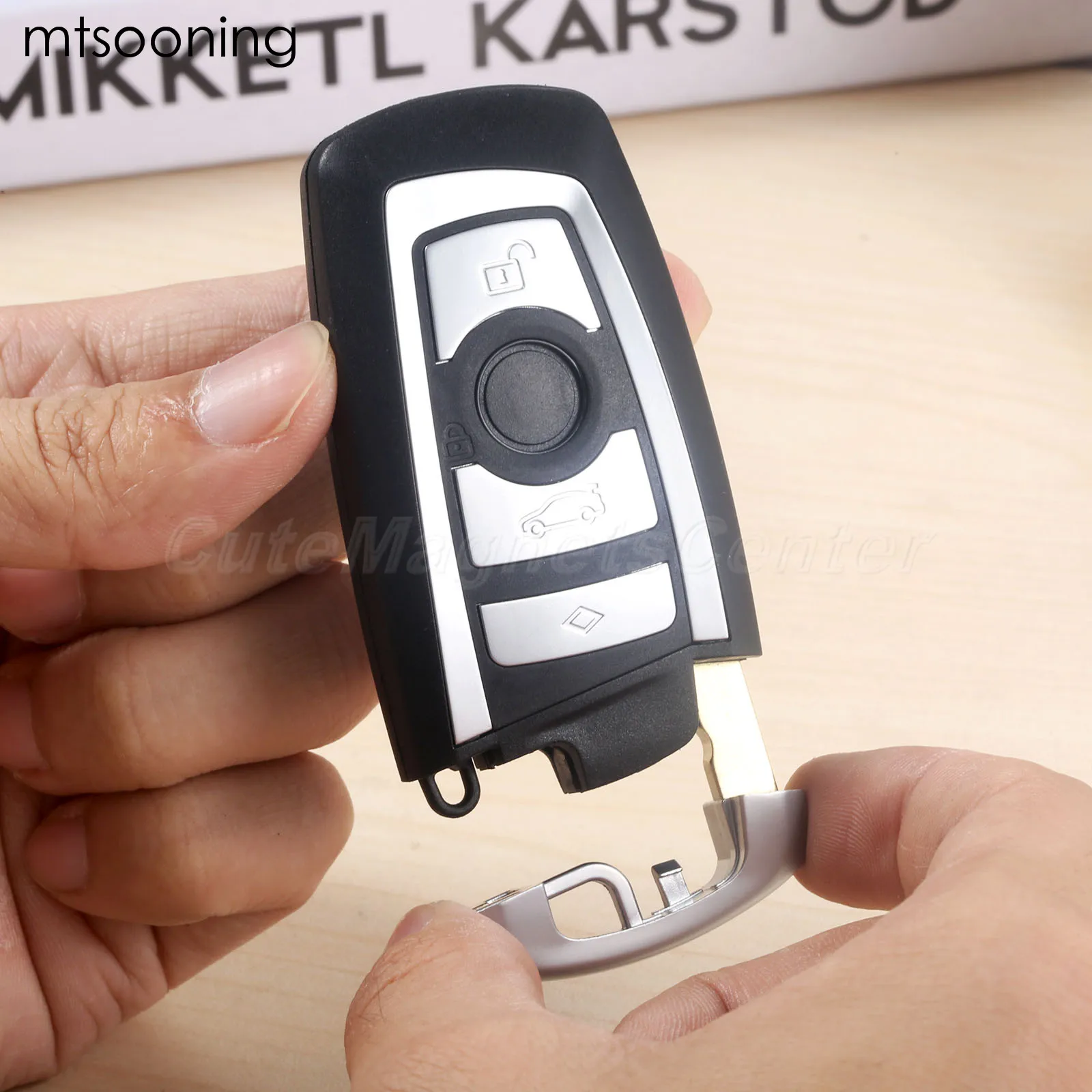 Mtsooning 4 кнопки 433 МГц Автомобильный Дистанционный ключ PCF7935 ID44 чип для BMW 1 3 5 7 серии