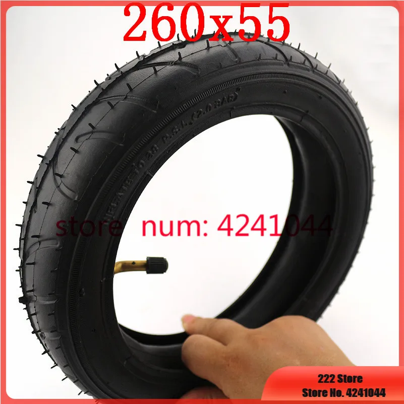 

Tires 260x55 tyre&inner tube fits Children tricycle, baby trolley, folding baby cart, electric scooter, children's bicycle