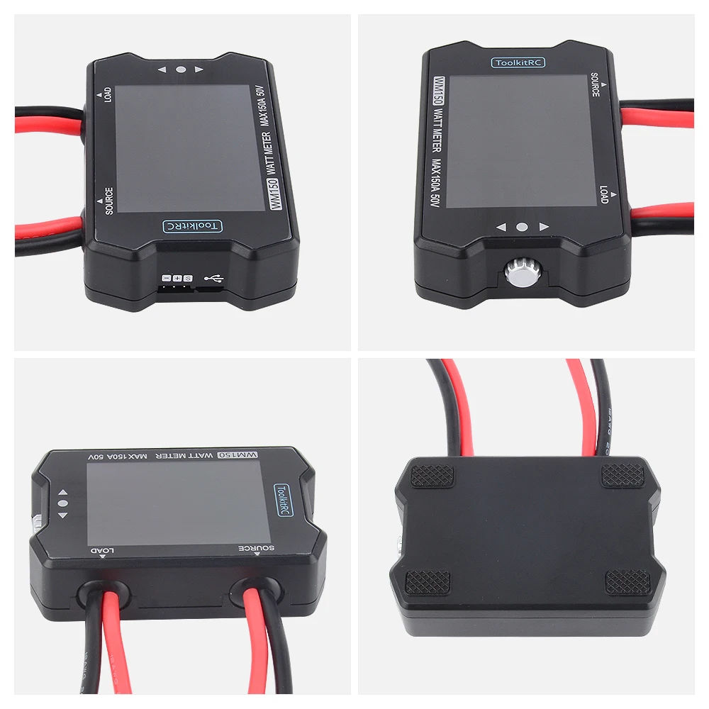 ToolkitRC WM150 150A 50 в Ватт метр анализатор мощности ЖК-дисплей мощность Напряжение Ток Тестер ШИМ выход для RC FPV Дрон
