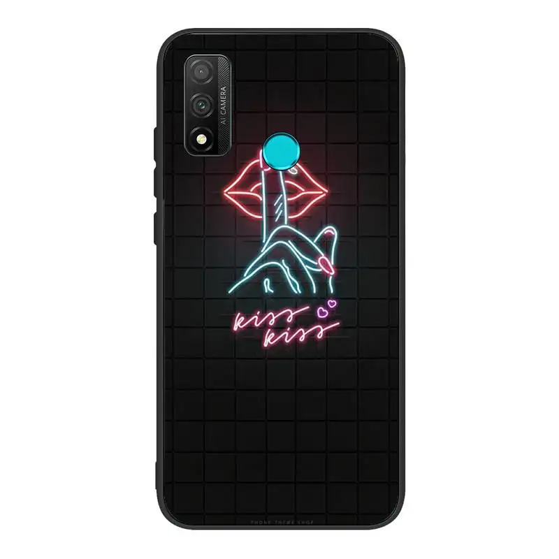 

Neon lights Phone Case for Galaxy J2pro J4 J5 J6 J7 plus J5 prime J72016 2018 M 10 20 30 funda Cover