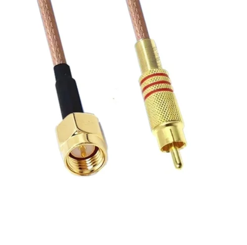 

SMA Male Plug To RCA Male RF Pigtail Jumper Cable RG316