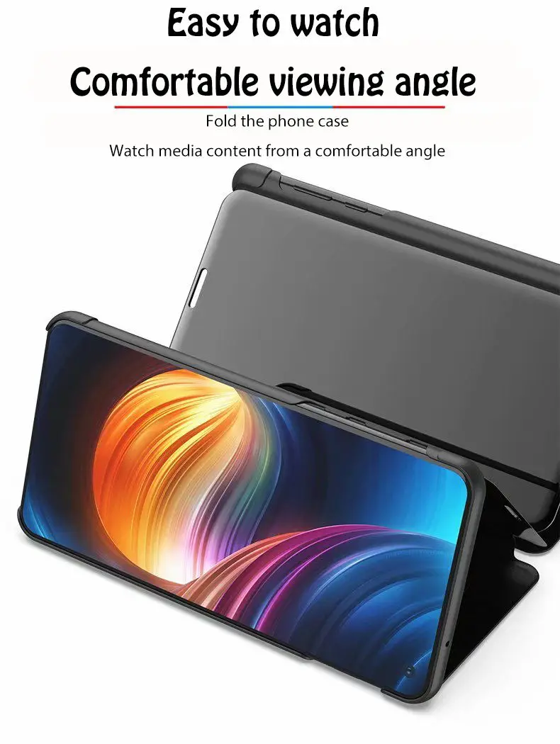 Флип умный зеркальный чехол для Samsung Galaxy S8 S9 Plus S7 Edge S6 Note 9 8 5 A3 J4 J5 J7 2016 A6 A8 J6 J8 2018 A5 A20