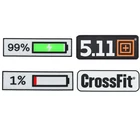 4 шт.компл. PVC военные нашивки 511 CrossFit Charging 99% 1% значок шаблона нарукавника для украшения искусственной куртки