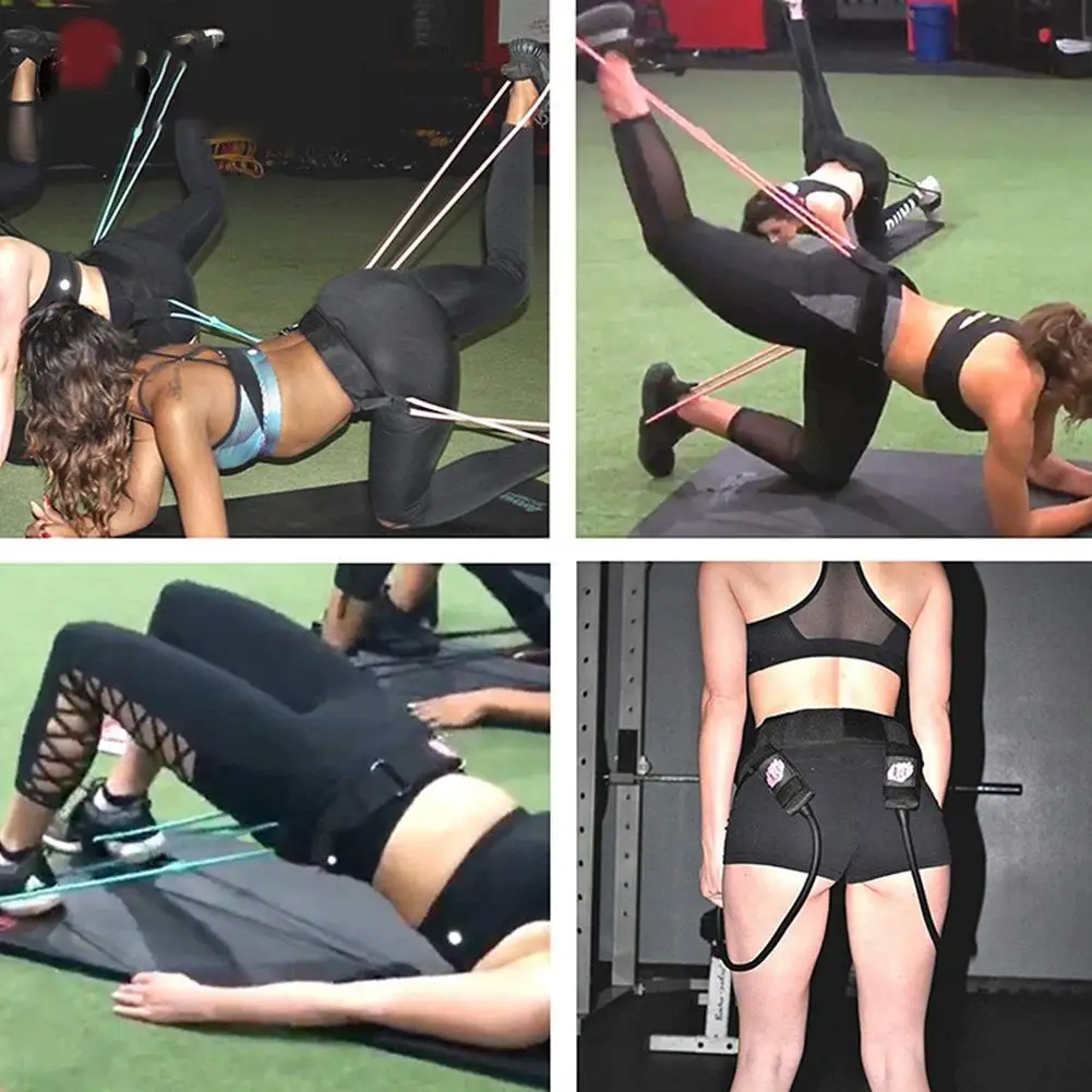 

Yoga Butt-lift Resistance Band Leg Yoga Pull Rope Elastic Fitness Exercise Tube Band For Home Workouts Strength Training