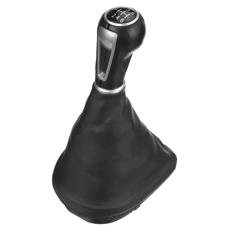 

Car Leather Gear Shift Knob Frame Gear Lever Dust Boot Cover for Seat Leon II/Toledo III Altea XL