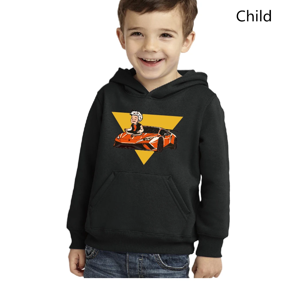 Футболка с капюшоном А4 в виде лампы весенние детские топы семейная одежда