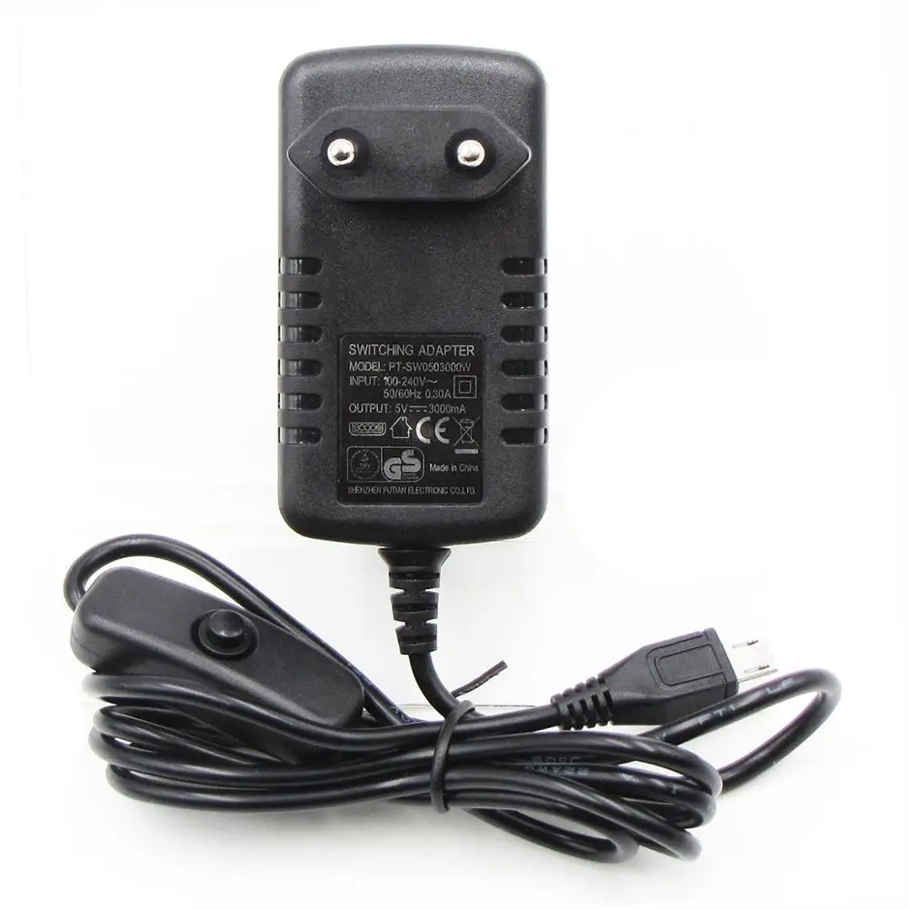 5V3A 5 V/3A Raspberry Pi 3 Model B+ плюс Мощность адаптер USB Зарядное устройство PSU Питание блок Источники питания переключения разъем адаптера