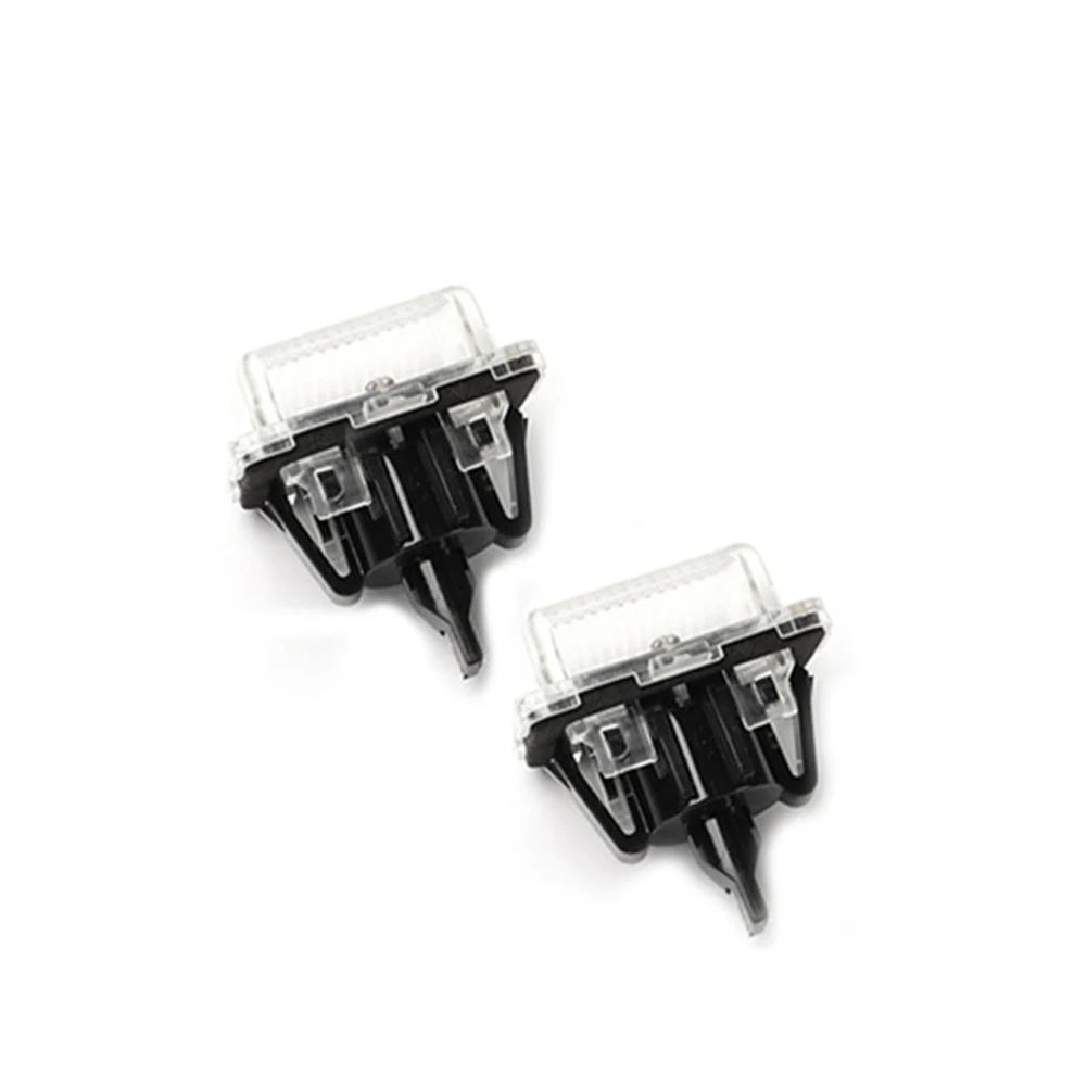 

Car White LED License Plate Light Assembly Replacement Tag Lamp for Mercedes W204 W221 W212 W216 6500K 2835-SMD LED lights