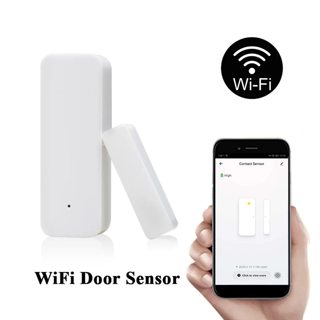 

Tuya Smart WiFi Door Sensor Door Open/Closed Detectors Magnetic Switch Window Sensor Remote Control Security Smart Alerter
