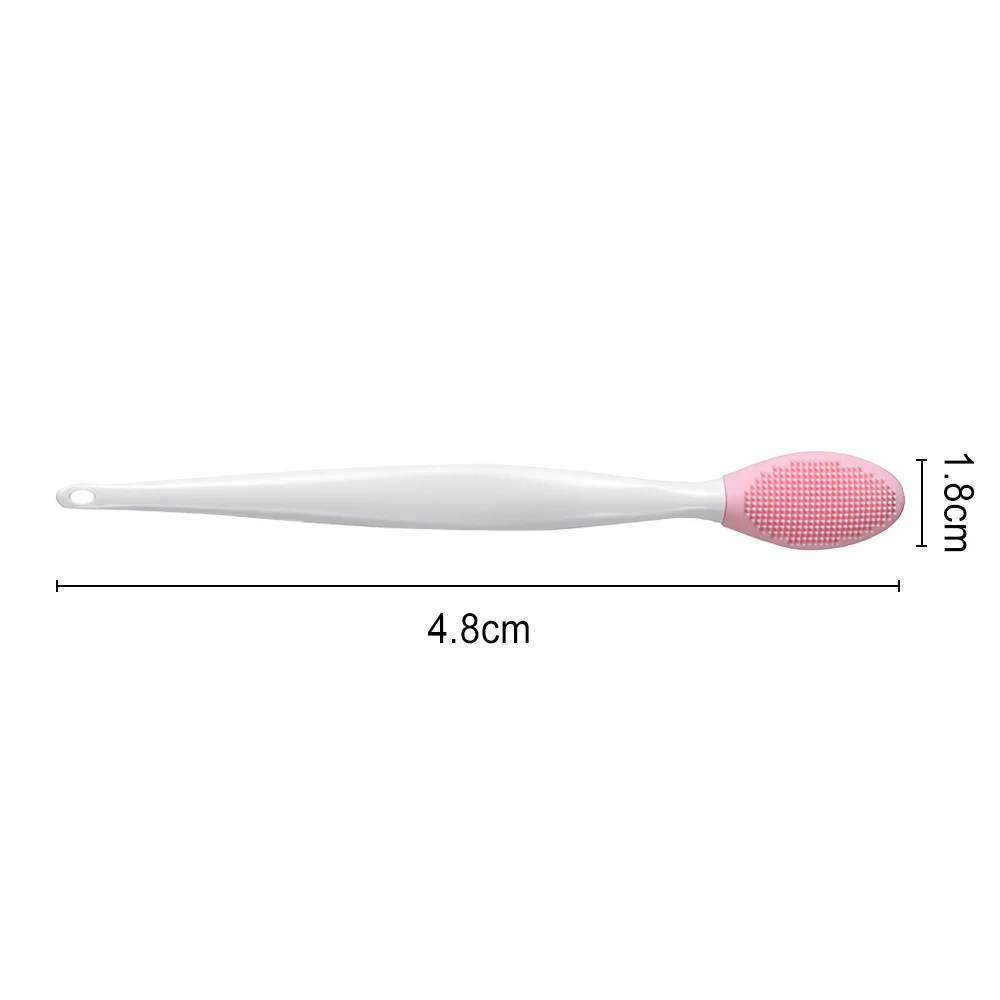 

Hot 1pc Soft Handheld Silicone Face Care Clean Brush Exfoliator Blackhead Removal Facial Cleansing Massager Brush Makeup Tools