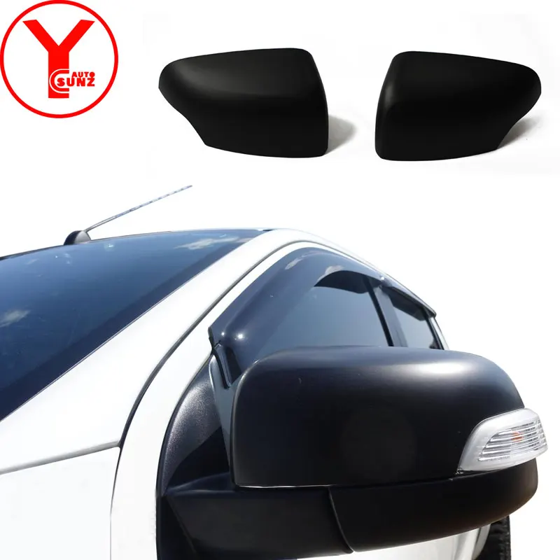 Черные автомобильные аксессуары YCSUNZ из АБС пластика чехол для зеркала заднего