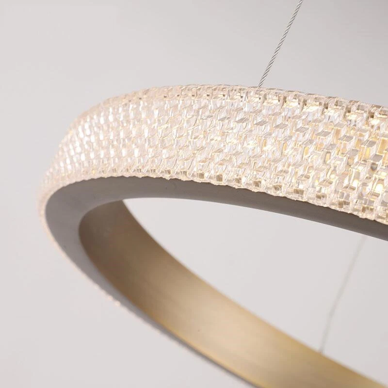 

brief design modern LED chandelier lamp aluminum gold chandelier living lighting and projects lights