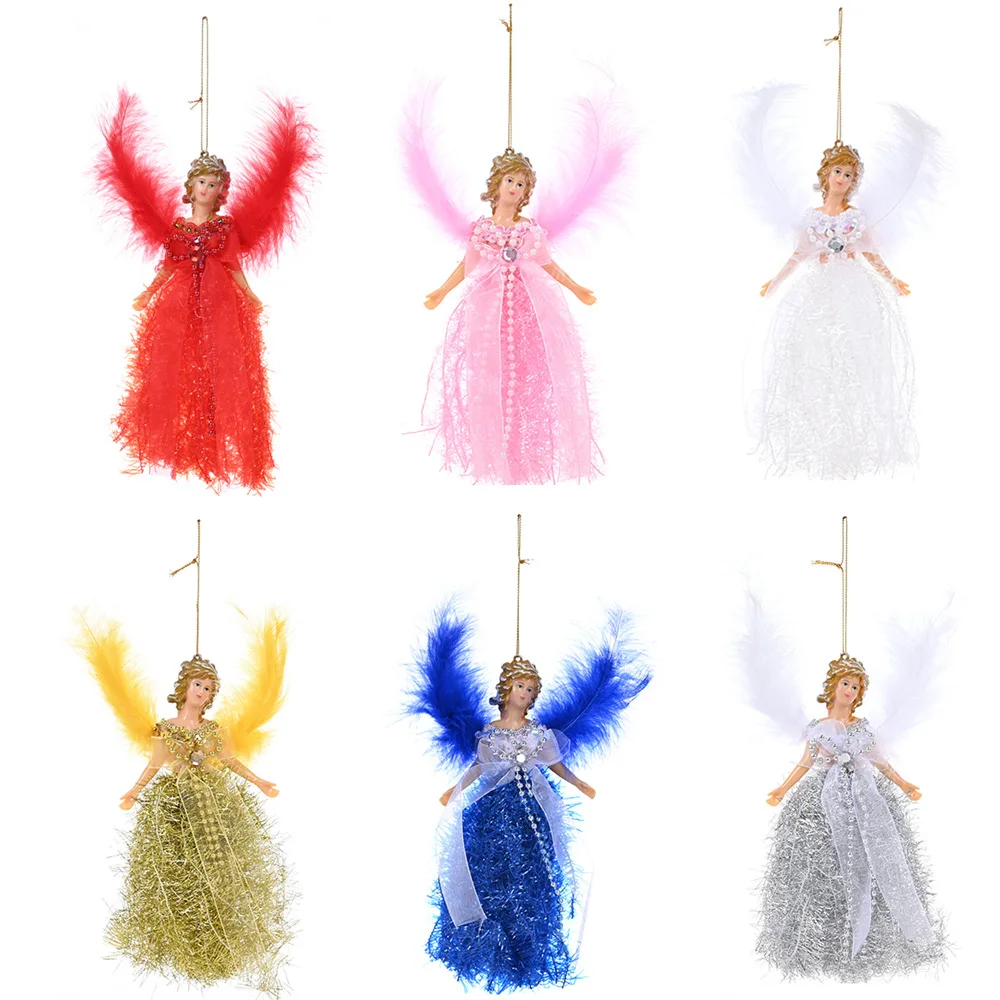 Cute Angel Doll Christmas Tree Ornaments New Year Gift Toys Decorations for Home Merry Xmas Hanging Decor navidad 2020 | Дом и сад
