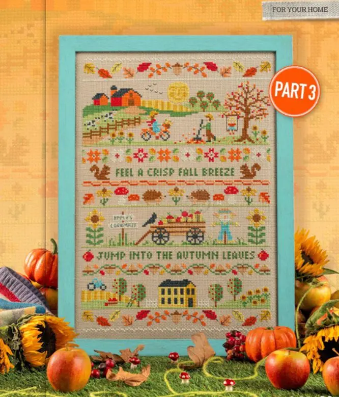 

Наборы для вышивки крестиком, четыре сезона, осень, 11CT, 14CT, 18CT