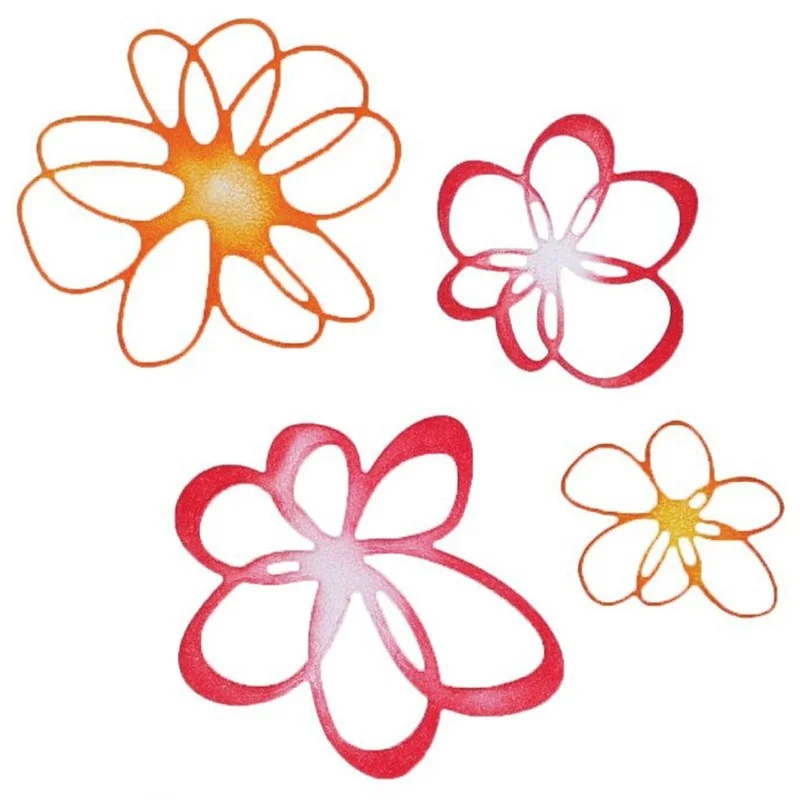 Ремесленный клоун счастливые цветы металлические штампы изготовление открыток