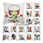 Наволочка для диванной подушки из полиэстера, с изображением животных