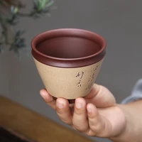 %e2%98%85yixing purple sand cup sample tea cup mud painting master kung fu tea tea cup small cup of batter cup
