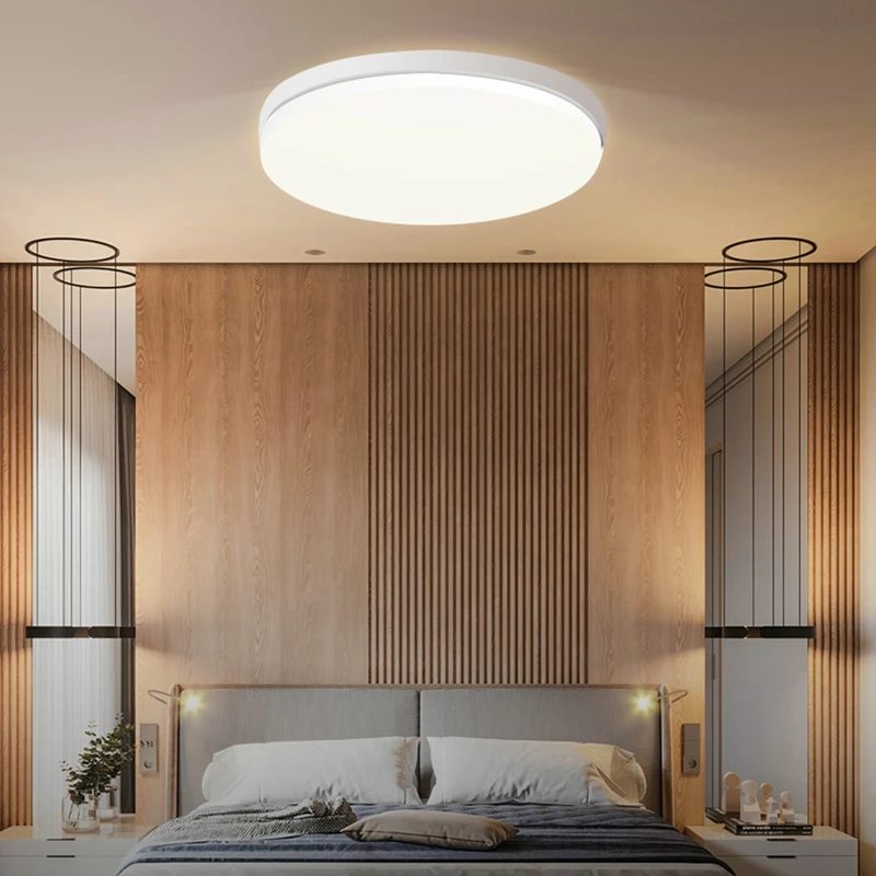 

Surface Mount Flush Ultra-Thin LED Ceiling Light for Bedroom Indoor 6W 9W 13W 18W 24W 36W 48W LED Round Panel Lamp AC85-265V