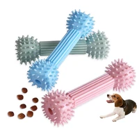 soft dog chew toy rubber pet dog teeth cleaning toy aggressive chewers food treat dispensing toys