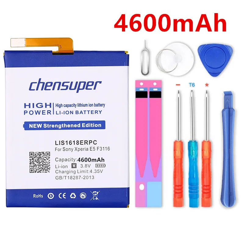 

chensuper 4600mAh LIS1618ERPC Battery for SONY Xperia XA (F3111) E5 F3116 F3115 F3311 F3313 F3112