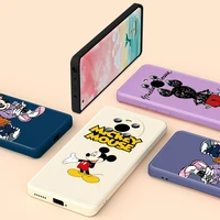 disney cute mickey mouse fashion for huawei y5 y6 y7 y9 pro 2019 y7p 2020 y5p y6p y7a y9a y9s y6s liquid silicone tpu phone case