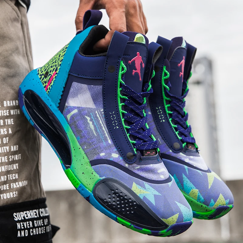 

Basketball Sneakers Men Plus Size 36-45 Athletic High Top Shoes Outdoor Sport Shoes Unisex Basket Homme Zapatillas Baloncesto
