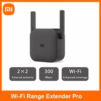 global version xiaomi mijia wifi repeater pro amplifier router 300m 2 4g repeater network mi wireless router 2 antenna home