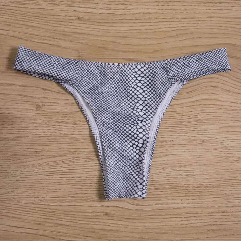 Бикини со змеиным принтом пуш-ап женский купальный костюм Мягкий купальник