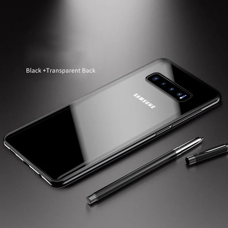 A70 алюминиевая рамка магнит защитный чехол для samsung Galaxy A40 металлический бампер чехол для samsung Galaxy A50 бампер чехол
