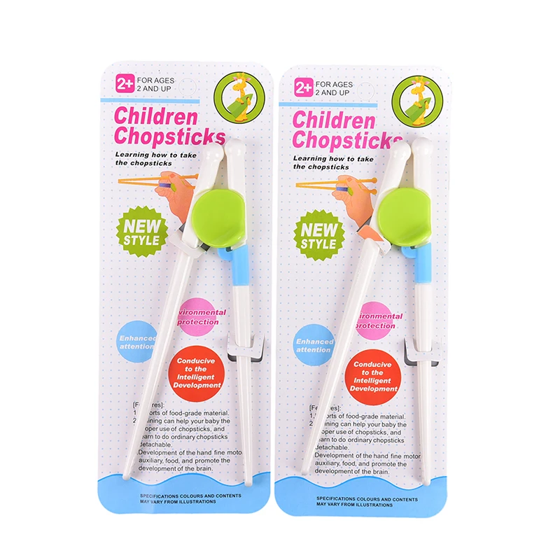 

1 Pair Fashion Kids Training Chopsticks Children Adult Children Helper Cheater Toy Learning Reuseable