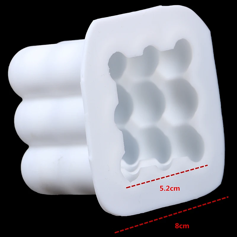 3D силиконовая форма для свечей ручной работы восковых украшения дома