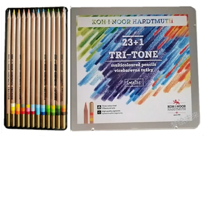 

KOH-I-NOOR HARDTMUTH 23+1 TRI-TONE Multicoloured pencils